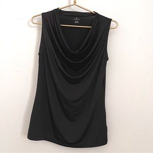 Worthington medium sleeveless black blouse